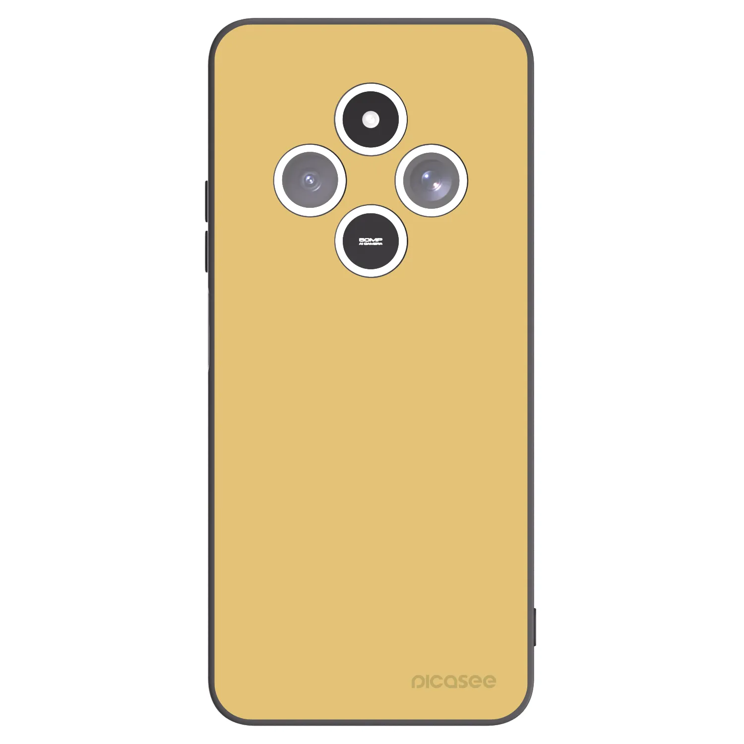 Picasee silikónový čierny obal pre Xiaomi Redmi 14C - Canary Crystal