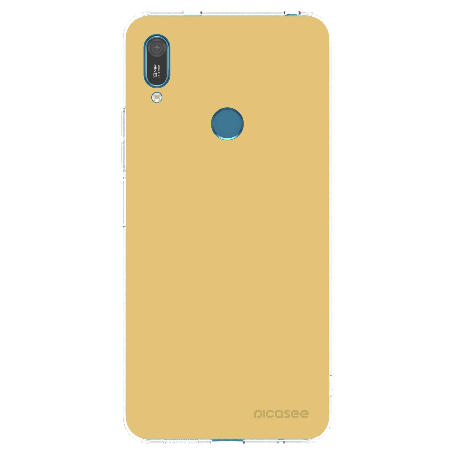 Picasee silikónový prehľadný obal pre Huawei Y7 2019 - Canary Crystal