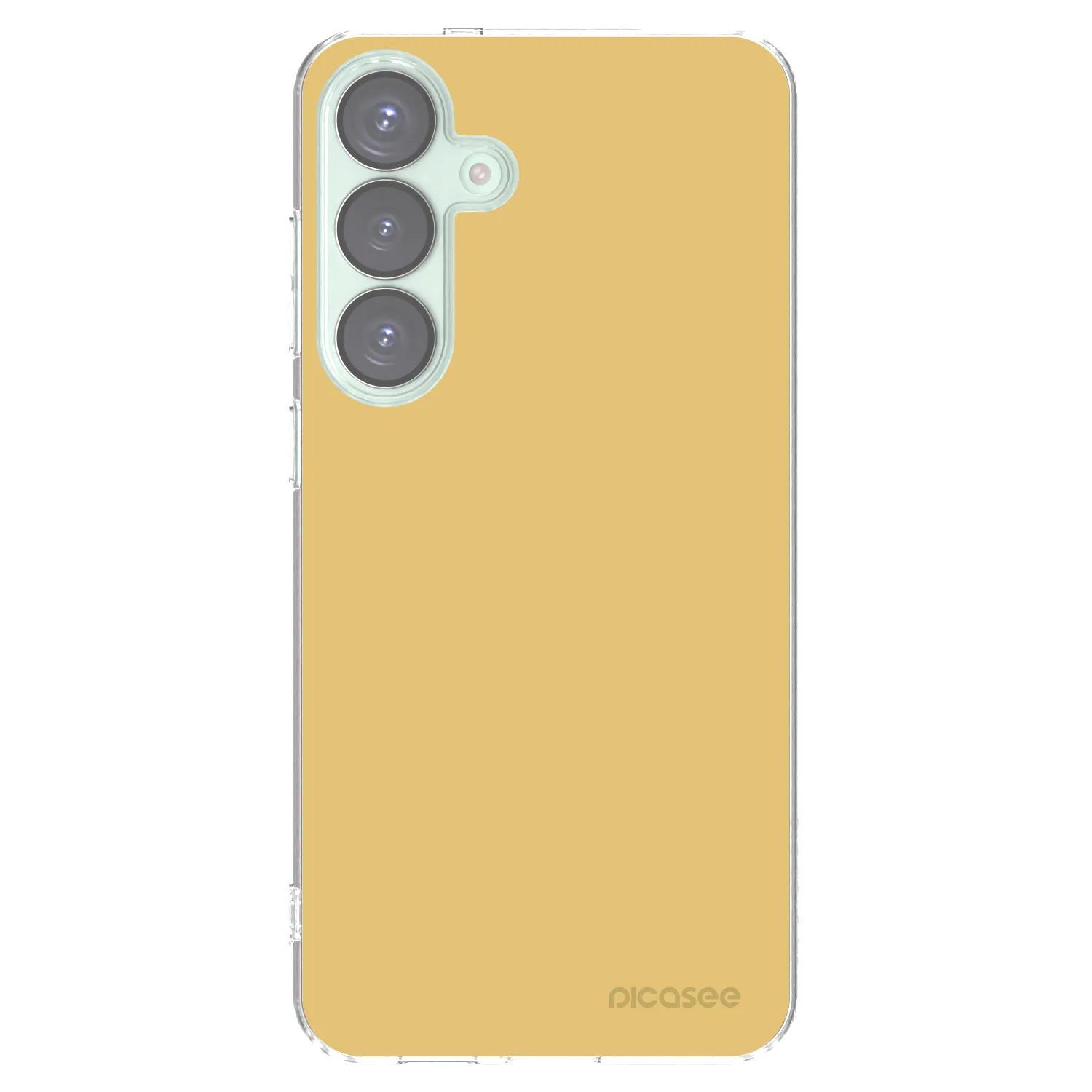 Picasee silikónový prehľadný obal pre Samsung Galaxy S25+ 5G - Canary Crystal