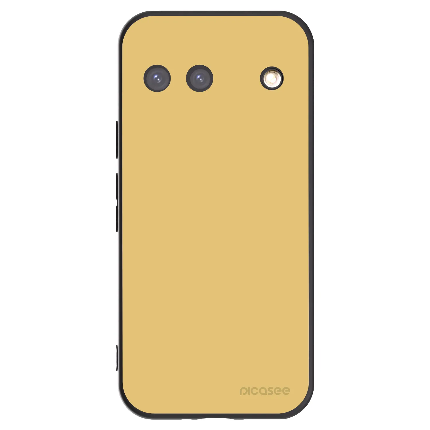 Picasee silikónový čierny obal pre Google Pixel 9 - Canary Crystal