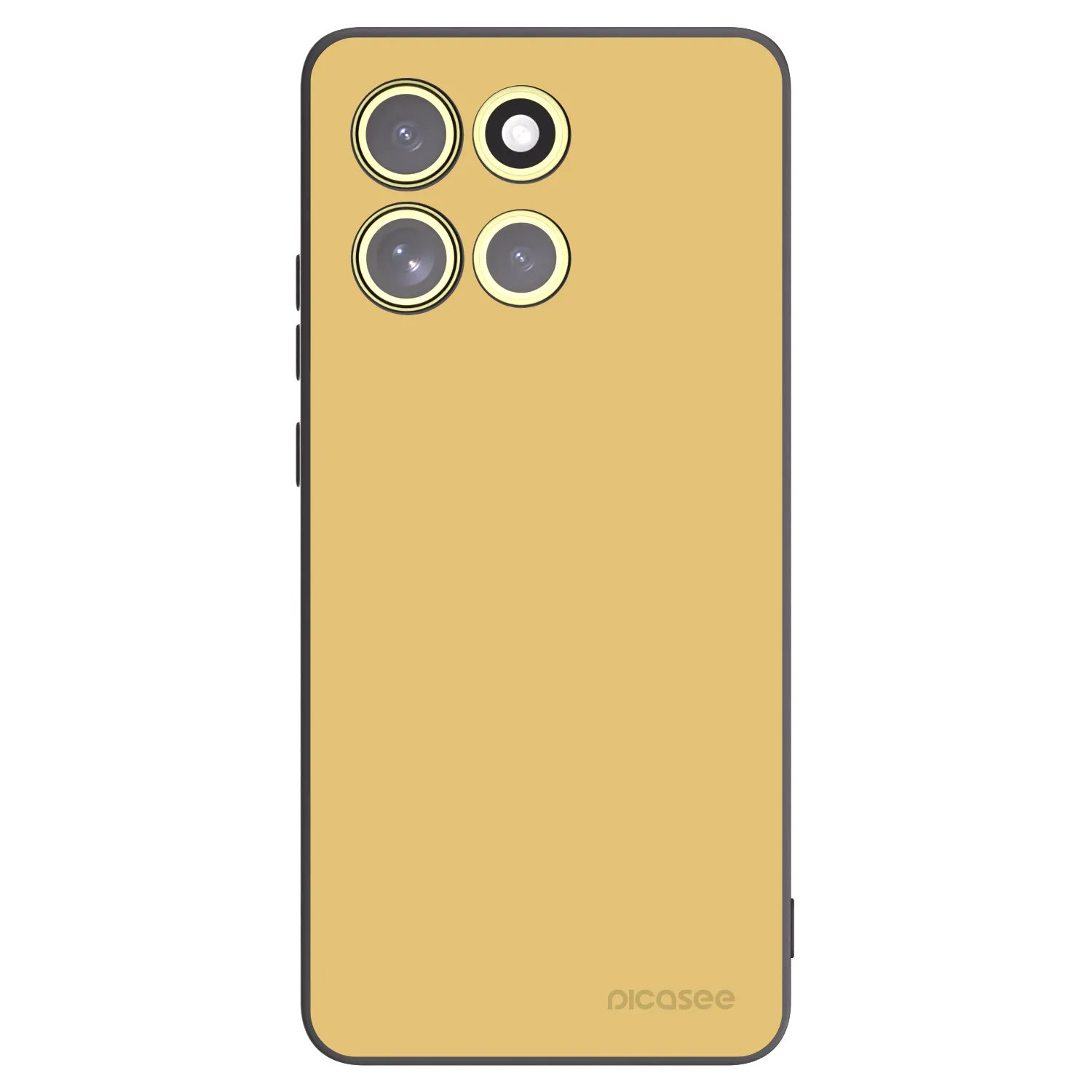 Picasee silikónový čierny obal pre Motorola Moto G86 Power 5G - Canary Crystal