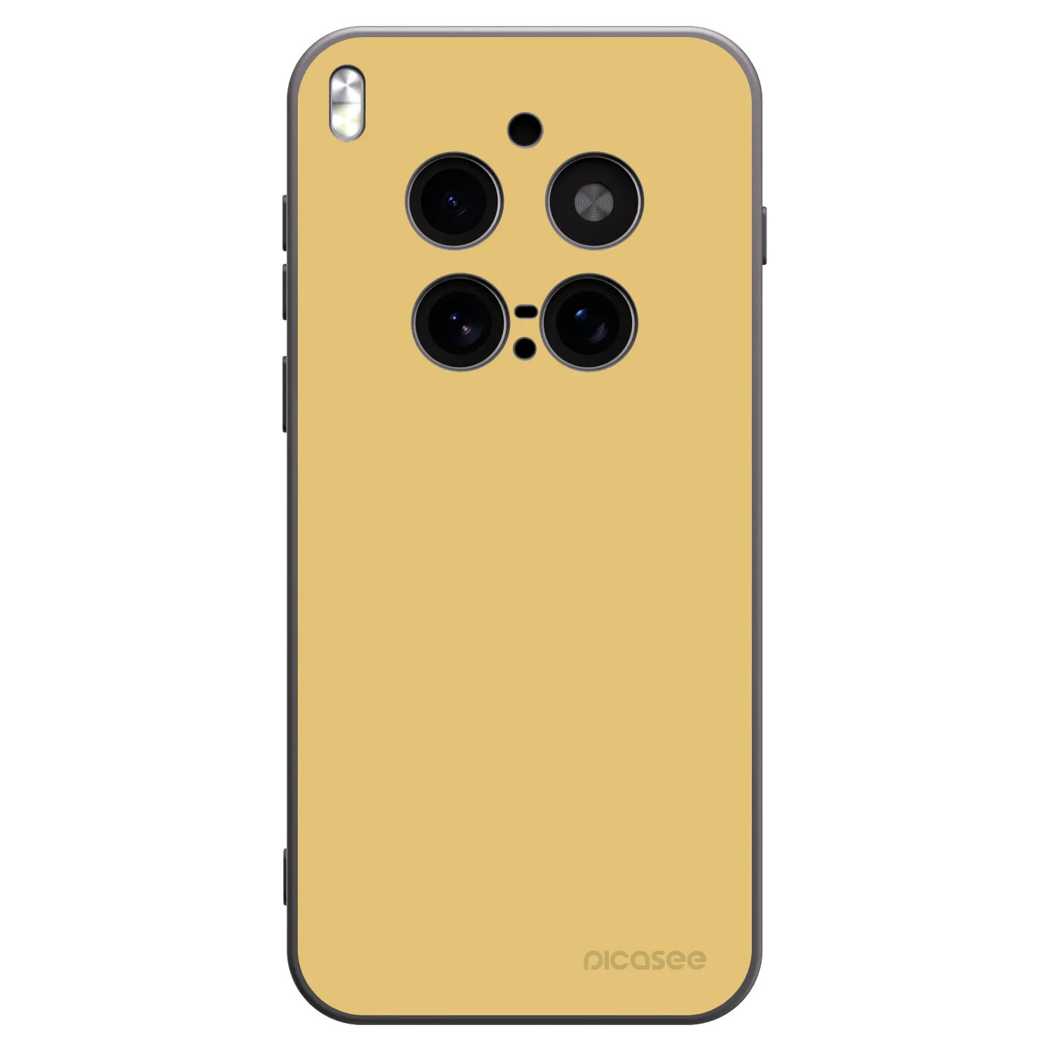 Picasee silikónový čierny obal pre Vivo X300 Pro - Canary Crystal