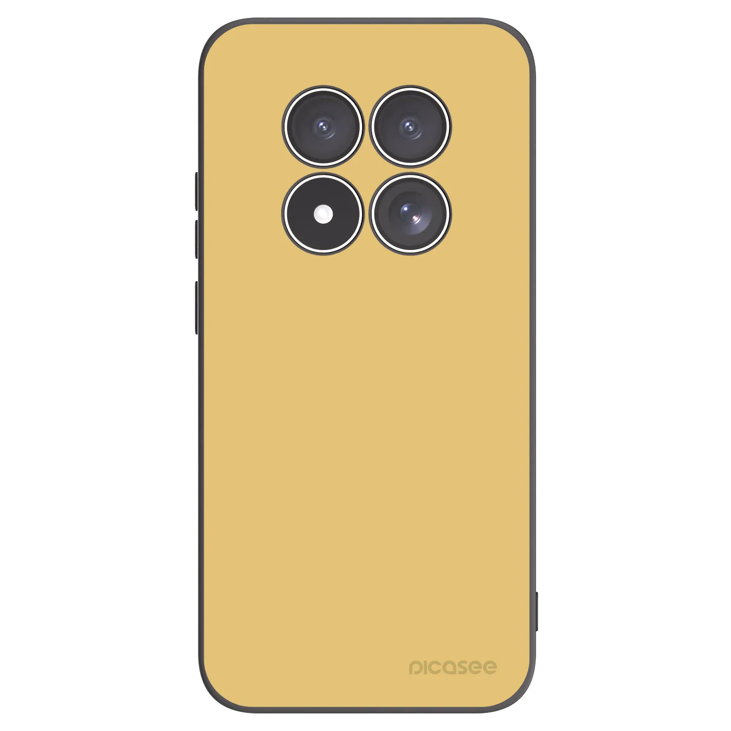 Picasee silikónový čierny obal pre Xiaomi Redmi Note 15 Pro 5G - Canary Crystal