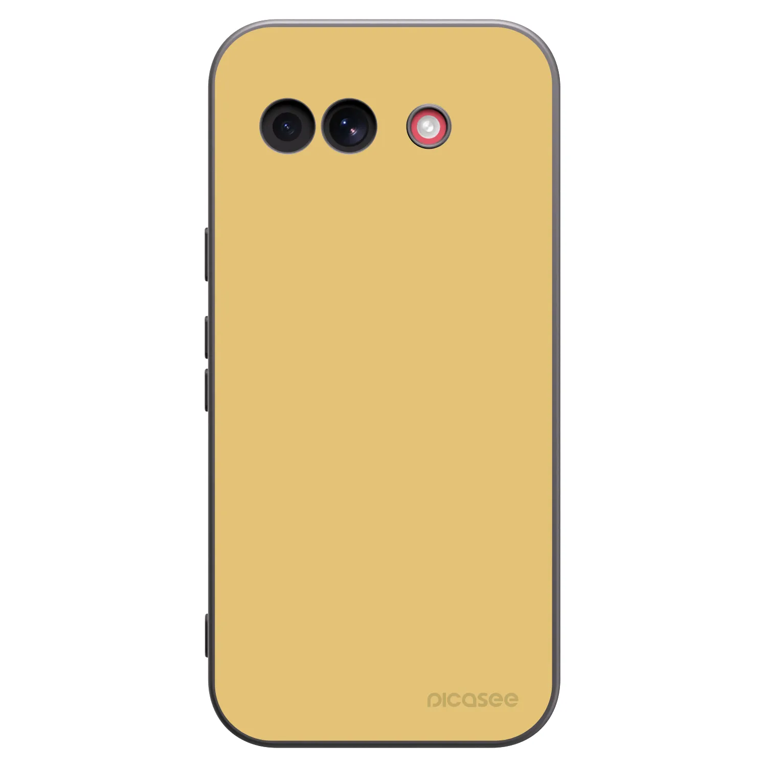 Picasee silikónový čierny obal pre Google Pixel 10a - Canary Crystal