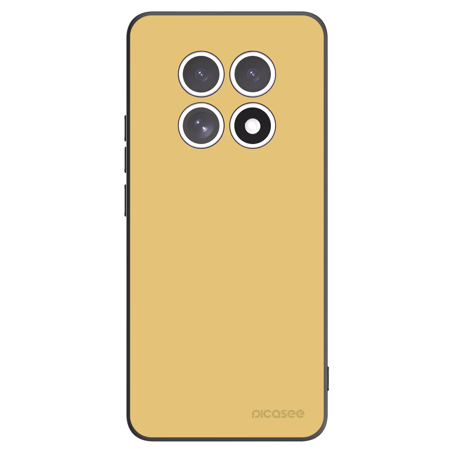 Picasee silikónový čierny obal pre Xiaomi Redmi Note 15 5G - Canary Crystal