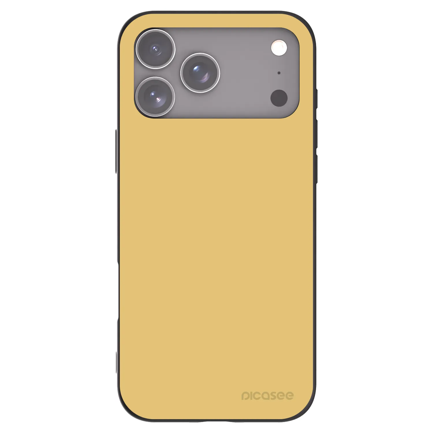 Picasee silikónový čierny obal pre Apple iPhone 18 Pro Max - Canary Crystal