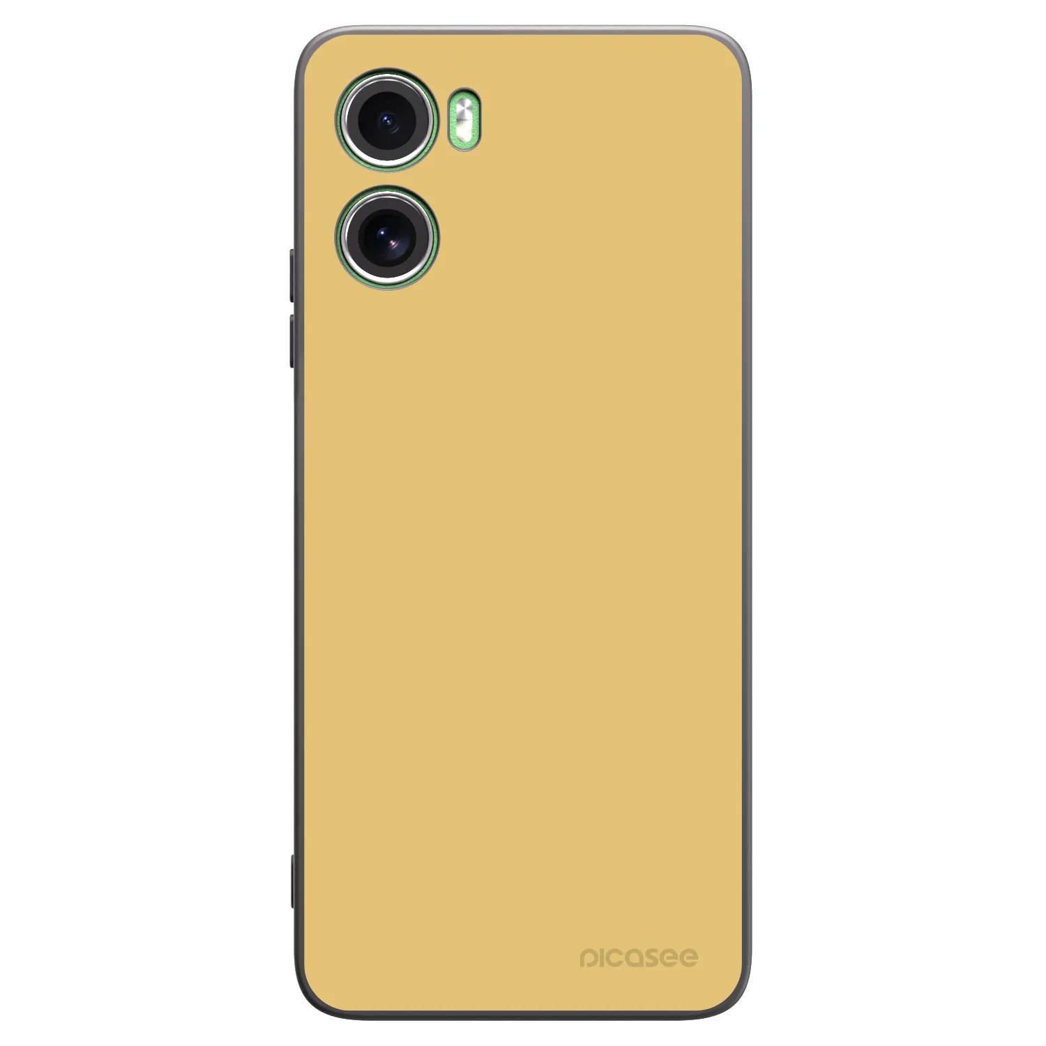 Picasee silikónový čierny obal pre Motorola Moto G06 - Canary Crystal