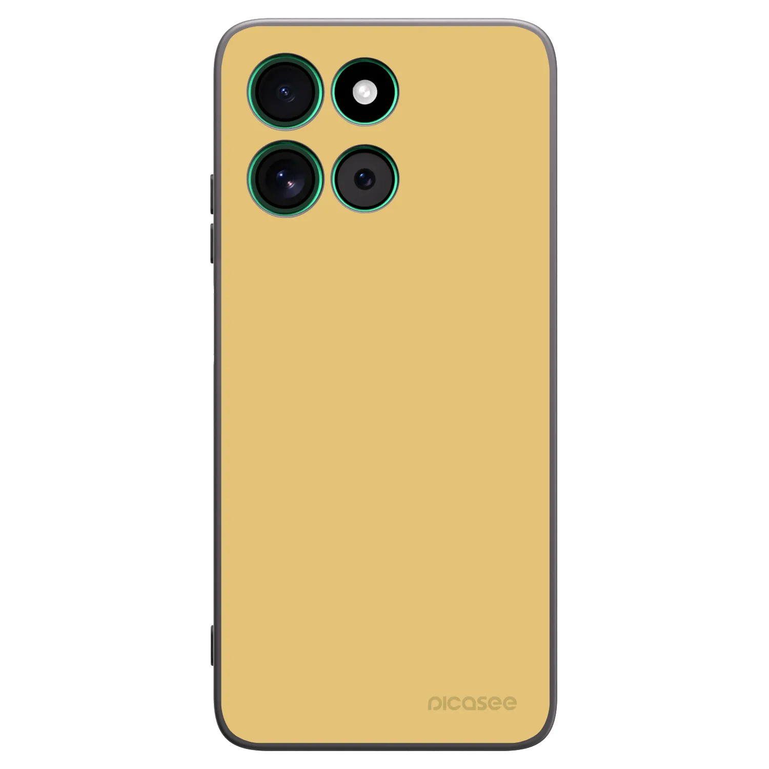 Picasee silikónový čierny obal pre Motorola Moto G57 Power - Canary Crystal