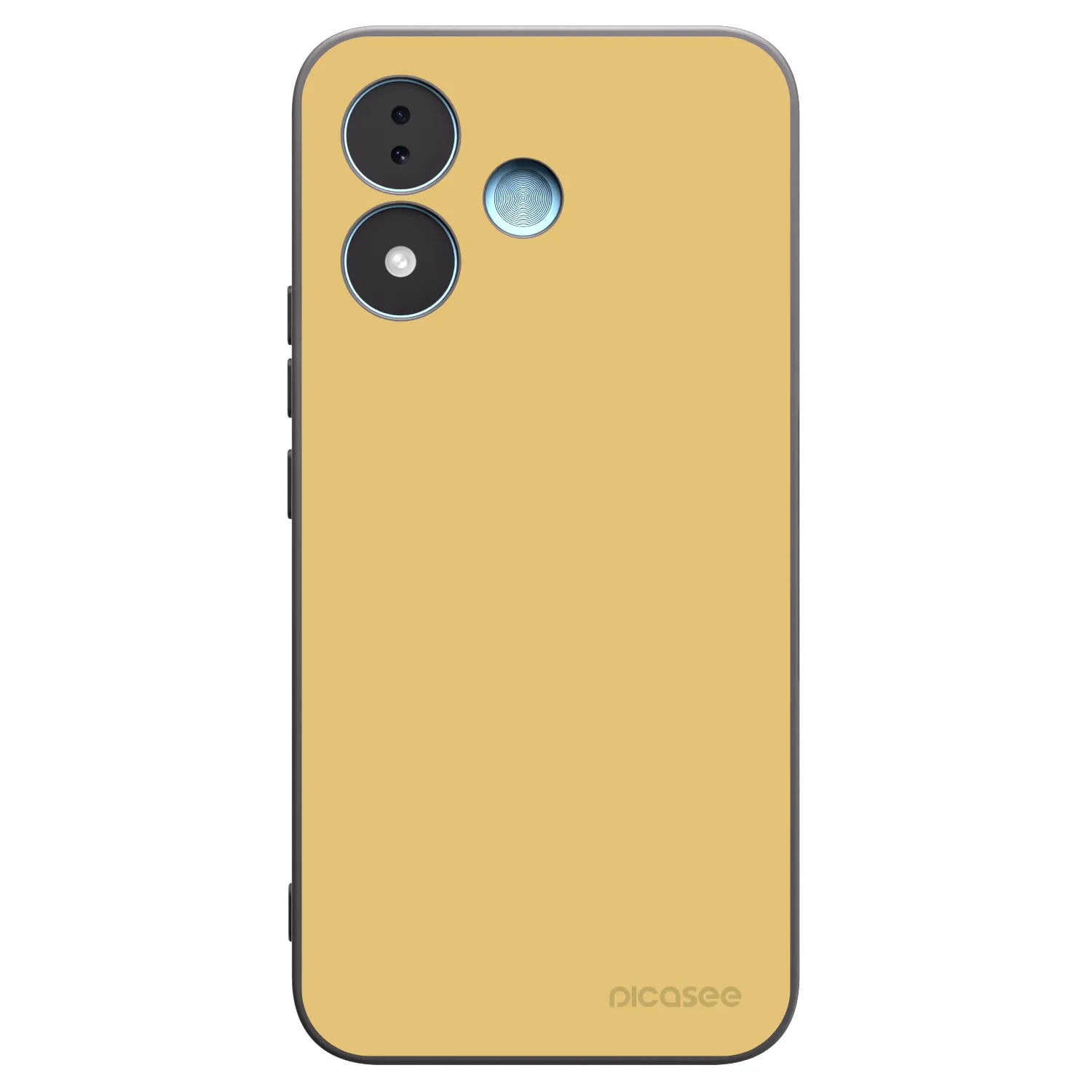Picasee silikónový čierny obal pre Xiaomi Redmi Note 17 5G - Canary Crystal