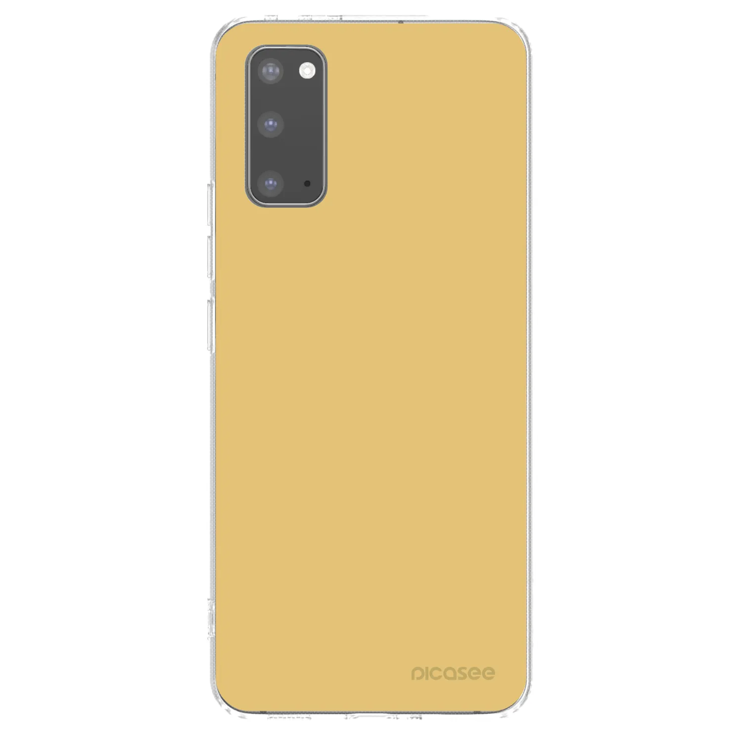Picasee silikónový prehľadný obal pre Samsung Galaxy S20 G980F - Canary Crystal