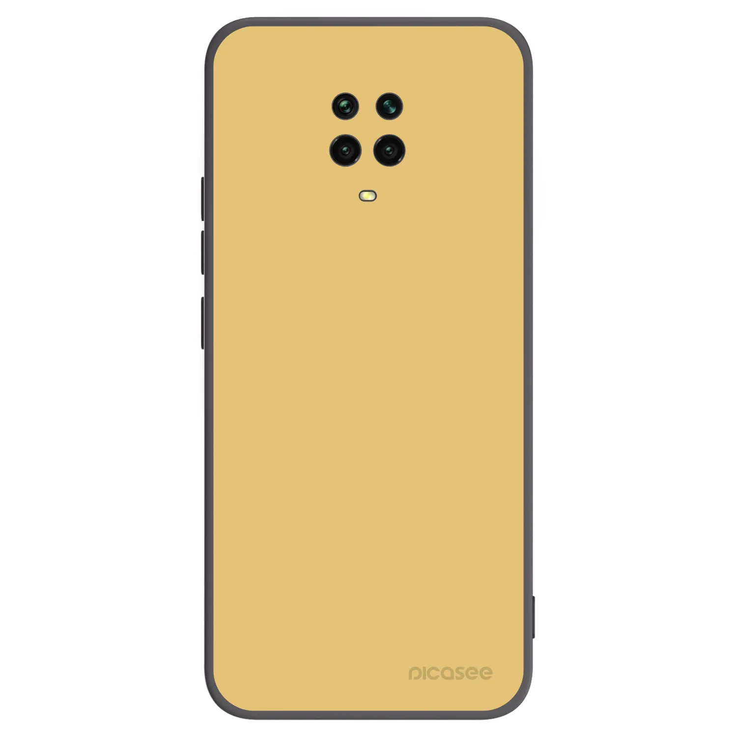 Picasee silikónový čierny obal pre Xiaomi Redmi Note 9 Pro - Canary Crystal