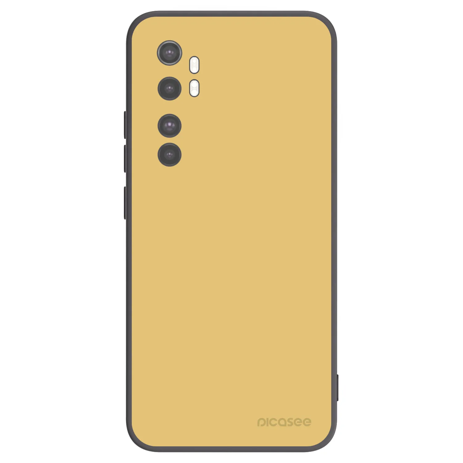 Picasee silikónový čierny obal pre Xiaomi Mi Note 10 Lite - Canary Crystal