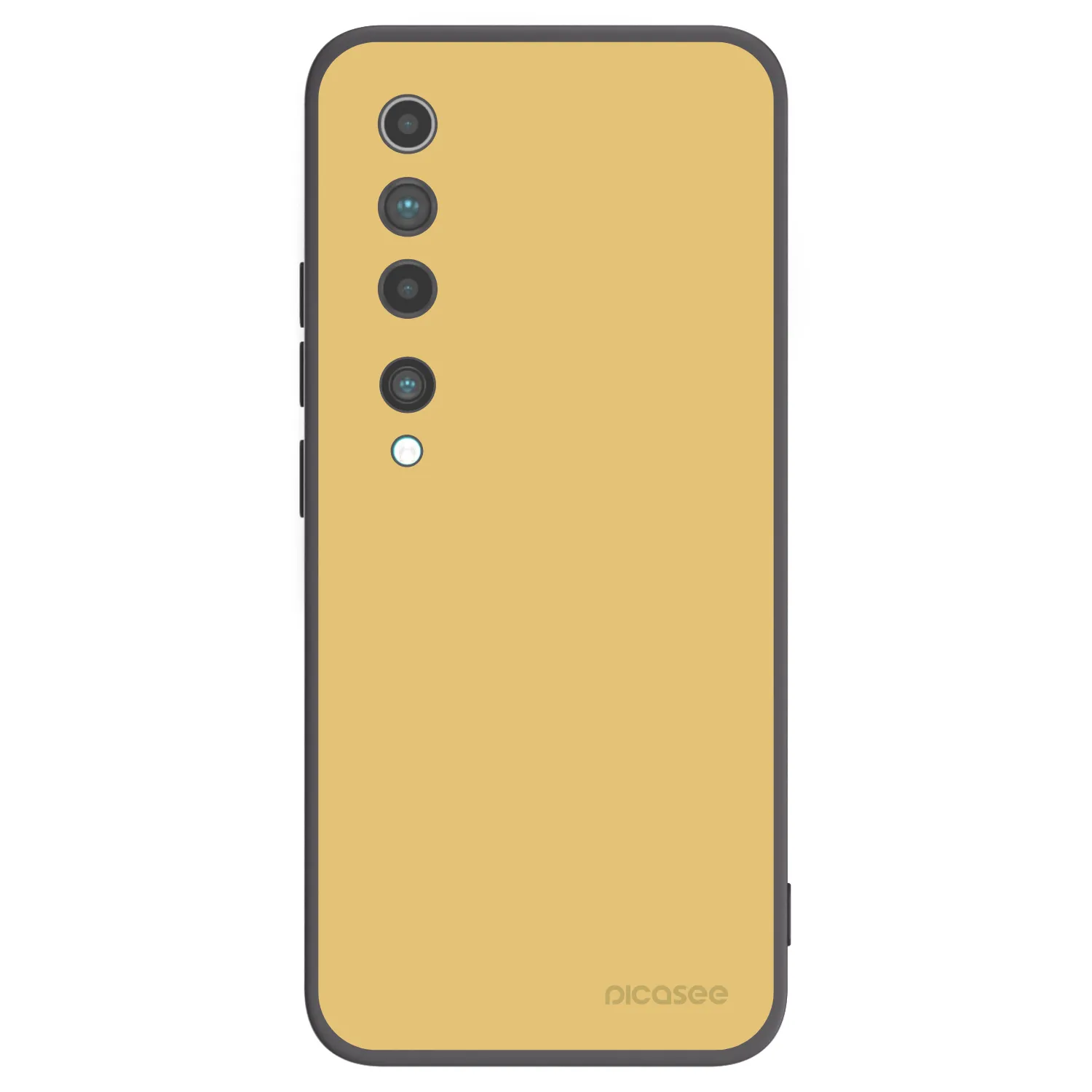 Picasee silikónový čierny obal pre Xiaomi Mi 10 - Canary Crystal