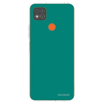 Picasee silikónový prehľadný obal pre Xiaomi Redmi 9C - Emerald Mist