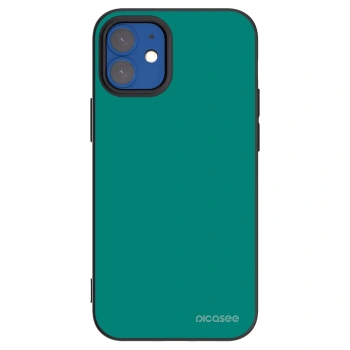 Picasee silikónový čierny obal pre Apple iPhone 12 mini - Emerald Mist