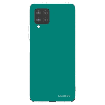 Picasee silikónový prehľadný obal pre Samsung Galaxy A42 A426B - Emerald Mist