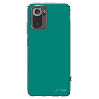 Picasee silikónový prehľadný obal pre Xiaomi Redmi Note 10S - Emerald Mist
