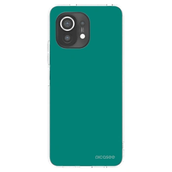 Picasee silikónový prehľadný obal pre Xiaomi Mi 11 - Emerald Mist