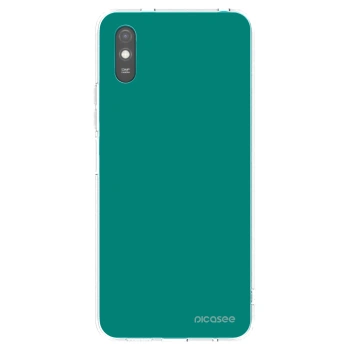 Picasee silikónový prehľadný obal pre Xiaomi Redmi 9AT - Emerald Mist