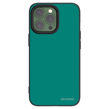 Picasee silikónový čierny obal pre Apple iPhone 13 Pro - Emerald Mist