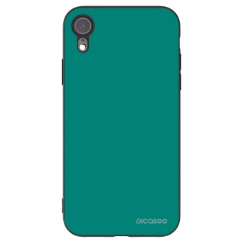 Picasee silikónový čierny obal pre Apple iPhone XR - Emerald Mist
