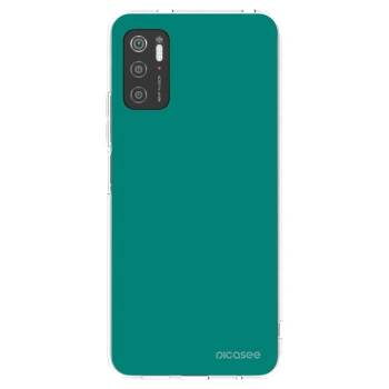 Picasee silikónový prehľadný obal pre Xiaomi Poco M3 Pro 5G - Emerald Mist