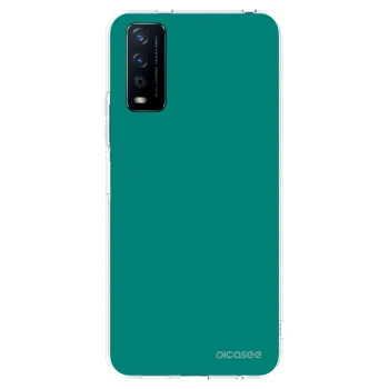 Picasee silikónový prehľadný obal pre Vivo Y11s - Emerald Mist
