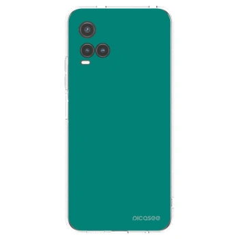 Picasee silikónový prehľadný obal pre Vivo Y33s - Emerald Mist