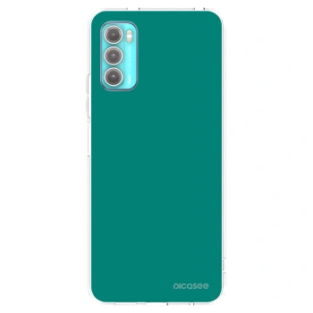 Picasee silikónový prehľadný obal pre Motorola Moto G60 - Emerald Mist