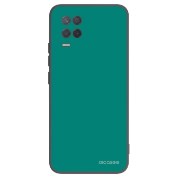Picasee silikónový čierny obal pre Realme 8 5G - Emerald Mist