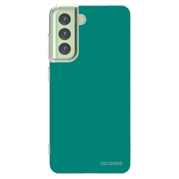 Picasee silikónový prehľadný obal pre Samsung Galaxy S21 FE 5G - Emerald Mist