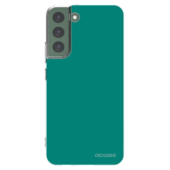 Picasee silikónový prehľadný obal pre Samsung Galaxy S22+ 5G - Emerald Mist
