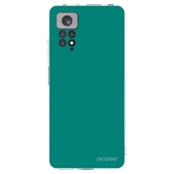 Picasee silikónový prehľadný obal pre Xiaomi Redmi Note 11S 4G - Emerald Mist