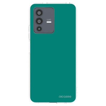 Picasee silikónový prehľadný obal pre Vivo V23 5G - Emerald Mist