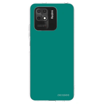 Picasee silikónový prehľadný obal pre Xiaomi Redmi 10C - Emerald Mist
