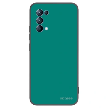 Picasee silikónový čierny obal pre OPPO A16s - Emerald Mist