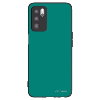 Picasee silikónový čierny obal pre OPPO A16s - Emerald Mist