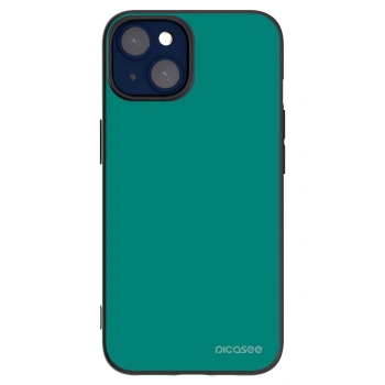 Picasee silikónový čierny obal pre Apple iPhone 14 - Emerald Mist