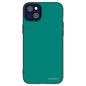 Picasee silikónový čierny obal pre Apple iPhone 14 Plus - Emerald Mist