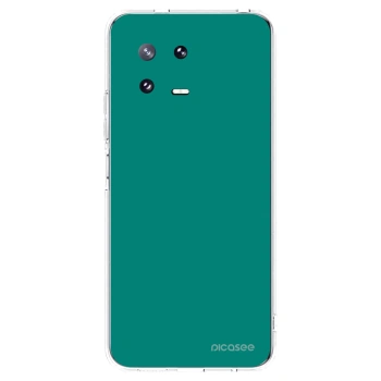 Picasee silikónový prehľadný obal pre Xiaomi 13 Pro - Emerald Mist
