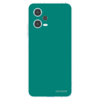 Picasee silikónový prehľadný obal pre Xiaomi Redmi Note 12 5G - Emerald Mist