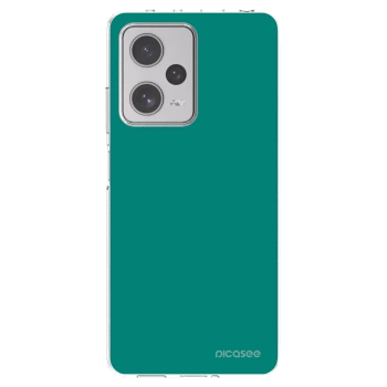 Picasee silikónový prehľadný obal pre Xiaomi Redmi Note 12 Pro+ 5G - Emerald Mist
