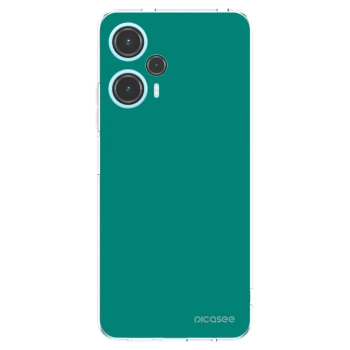 Picasee silikónový prehľadný obal pre Xiaomi Poco F5 - Emerald Mist