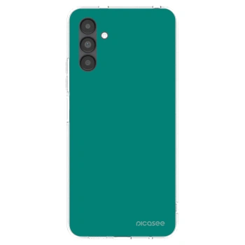 Picasee silikónový prehľadný obal pre Samsung Galaxy A04s A047F - Emerald Mist