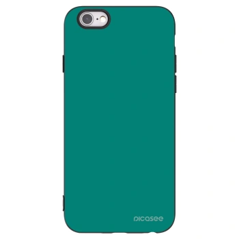 Picasee silikónový čierny obal pre Apple iPhone 6/6S - Emerald Mist