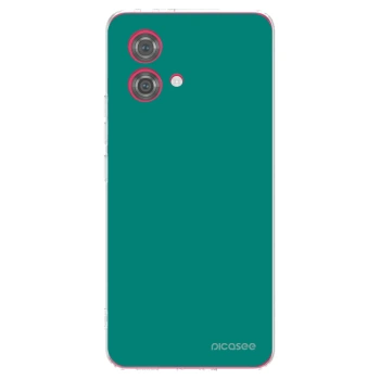Picasee silikónový prehľadný obal pre Motorola Moto G84 5G - Emerald Mist