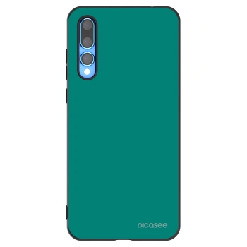 Picasee silikónový čierny obal pre Huawei P20 Pro - Emerald Mist