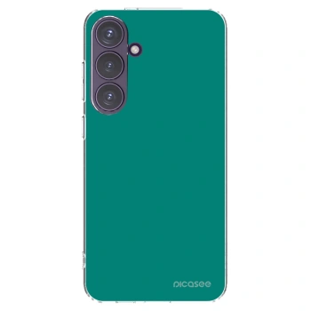 Picasee silikónový prehľadný obal pre Samsung Galaxy S24+ S926B 5G - Emerald Mist
