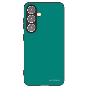 Picasee silikónový čierny obal pre Samsung Galaxy S24 S921B 5G - Emerald Mist