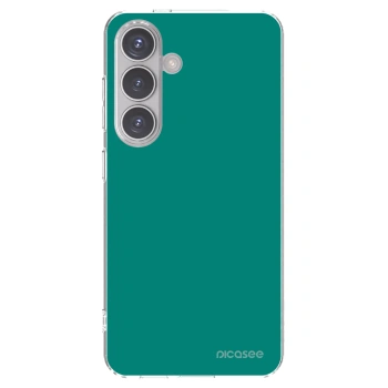 Picasee silikónový prehľadný obal pre Samsung Galaxy S24 S921B 5G - Emerald Mist